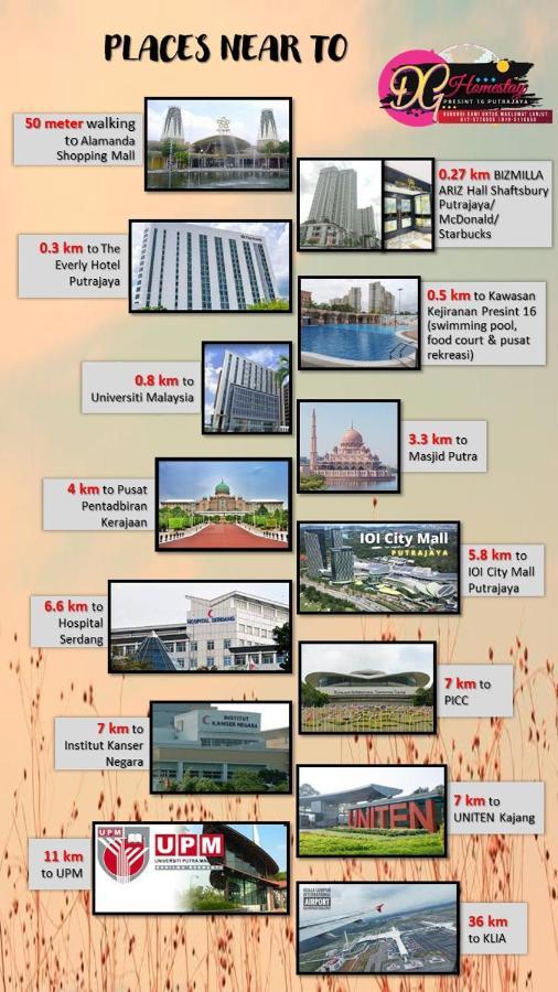 Dg Homestaymuslim Putrajaya - Near Alamanda 외부 사진