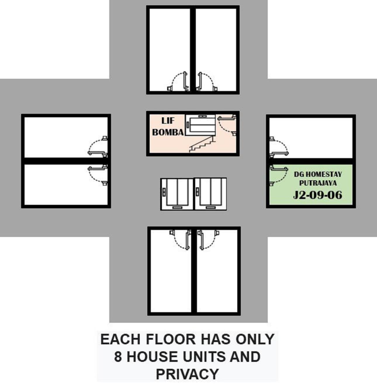 Dg Homestaymuslim Putrajaya - Near Alamanda 외부 사진